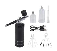 Taviko 1 Set Airbrush Kit Rechargeable Cordless Airbrush Compressor 30PSI High Pressure Airbrush Set