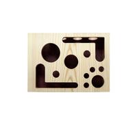 Taviko Cat Scratching Post Enrichment Box with Bell Ball Scratch Puzzle Maze, Nail File Toy Tunnel for Kitten