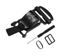 Taviko Helmet Quick Release Buckle Replacement Kit, Ratcheted Helmets for Chin Strap Up to 1inch, Motorcycle Helmets Black