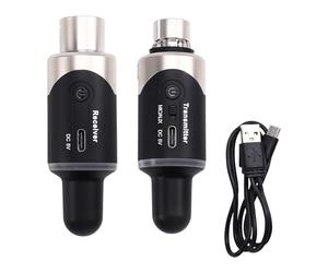 Taviko New U801 UHF Wireless XLR Transmitter and Receiver Microphone Converter Wireless Microphone for Live Interview/Studio