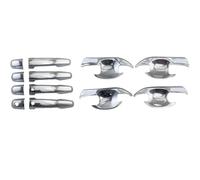 Taviron Automotive Exterior Door Handles Car Left Exterior Door Handle ABS for Chrome Plated Bowl for Triton L200 2019-2022