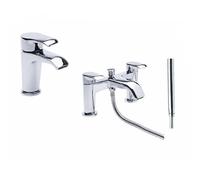 Tavistock Tier Basin Mixer & Bath Shower Mixer Tap Set - TTR11 + TTR42