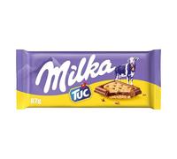 Tavoletta di Cioccolato al Latte e Biscotti Tuc Milka gr.87