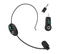 TAVOSOP Wireless Microphone System, 2.4G Wireless Headset Mics Ideal for Speakers, Voice Amplifier, PA System, Teacher, Tour Guides, Fitness Instructor