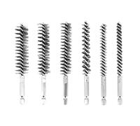 Tavrolet 6 Pieces of Drilling Brushes, Wire Stainless Steel Cleaning Brushes of Different Sizes,for Electric Drill Impact