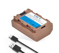 TAVT 2600mAh NP-FZ100 Battery with USB Type-C Input for Sony ZV-E1, A7SIII, A7C, A7III, A7R IIIA, A7R IV, A7R IVA, A7R V, A7 IV, A9II, A9R, A9, A6600, A6700, FX3, A1, FX30, Alpha 7C II, ZV-E10 II