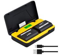 TAVT 2850mAh LP-E6 LP-E6N LP-E6P LP-E6NH Battery and Battery Charger for Canon EOS R5, R6, R7, 5D Mark II, 5DS, 5DS R, 6D,7D, 60D, 70D, XC10, R, 5D III, 5D4, 6D Mark II, 80D, 90D