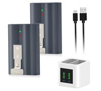 TAVT 2Pcs 6040mAh V4 Battery and Charger for Ring-Video Doorbell Camera 2/3/3 plus/4, Stick Up Cam (2nd & 3rd Gen) and Spotlight Cam