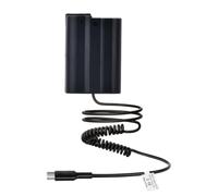 TAVT EN-EL15C EN-EL15 Dummy Battery for Nikon Z7, Z7 II, Z8, Z5, Z5II, Z6, Z6 II, Z6III, D500 D600 D610 D750 D780 D800 D810 D850 D7000 D7100 D7200 D7500 (Suitable for 9V/12V AC adapter)