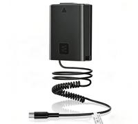 TAVT PD USB-C to NP-FW50 Dummy Battery for Sony ZV-E10, A6000, A6100, A6300, A6400, A6500, A7/A7 II, A7R/A7R II, A7S/A7S II, RX10/RX10 II/RX10 III/RX10 IV, NEX-5C, NEX-3C, NEX-5N, NEX-5R, NEX-6, NEX-7