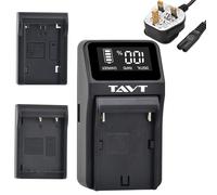 TAVT Smart Charger for Sony NP-F550 NP-F750 NP-F960 NP-F970 FM50 FM70, for Fujifilm NP-W235 NP-W126 NP-W126S X-H2S GFX100S GFX 50S II, X-T4 X-S20 X-T5 X-H2 X-T200 X100V X100F X-S10 XT30 XT-20 X-E3