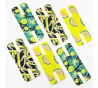 Tavvi Necklace Wrangler Tangle-Free Jewelry Organizer (6-pack) | Travel Organizer | Universal Jewelry Storage Case for Fine Chain Necklaces| Jewelry Roll Alternative (Neon Summer)