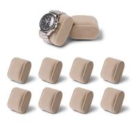 TAWBURY Bayswater Watch Box Pillows - Small | 18cm/7.1" Circumference | 55mm/2.2" Width | Compatible with Bayswater 8 Slot Watch Box (Taupe) | Pack of 8 Pillows
