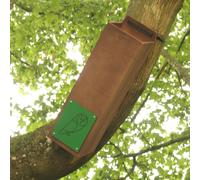 Tawny Owl Nest Box - Plywood - L22 x W20 x H76 cm Buttercup Farm Brown One Size