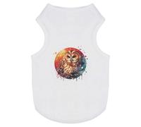 'Tawny Owl' Pet Dog/Cat T-Shirt (PT00130636)