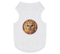 'Tawny Owl Wearing Glasses' Pet Dog/Cat T-Shirt (PT00146477)