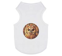 'Tawny Owl Wearing Glasses' Pet Dog/Cat T-Shirt (PT00146479)