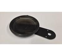 Tax Disc Holder, Black Steel, Motorcycle Permit Holder
