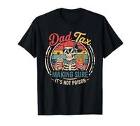 Tax Making Sure It's Not Poison Funny Dad Skeleton Fast Food T-Shirt