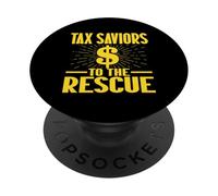 Tax Saviors to the Rescue Tax Consultant PopSockets Adhesive PopGrip
