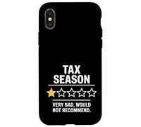 Tax Season 1 Star Very Bad Would Not Reccomend Funny Case for iPhone X/XS