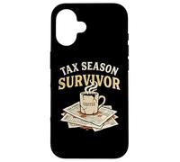 Tax Season Survivor Financial Auditor Accounting Accountant Case for iPhone 16