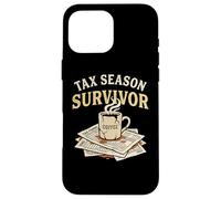 Tax Season Survivor Financial Auditor Accounting Accountant Case for iPhone 16 Pro Max