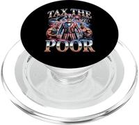 Tax The Poor Uncle Sam Political Satire PopSockets PopGrip for MagSafe