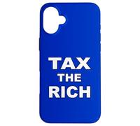 Tax the Rich Anti-Capitalism Billionaires Inequality Case for iPhone 16 Plus