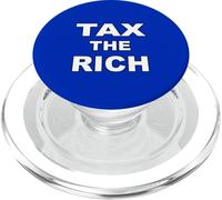 Tax the Rich Anti-Capitalism Billionaires Inequality PopSockets PopGrip for MagSafe
