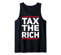 Tax the Rich Design Slogan Germany Capitalism Politics Tank Top