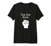 Tax the Rich Protest Fist Graphic Design Premium T-Shirt