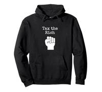 Tax the Rich Protest Fist Graphic Design Pullover Hoodie