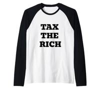 Tax The Rich Raglan Baseball Tee