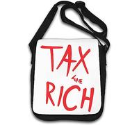 Tax The Rich Shoulder Bag White