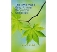Tax Time Made Easy: Annual Deduction Checklist