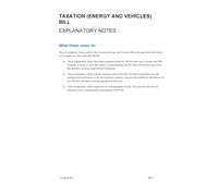 Taxation (Energy and Vehicles) Bill Explanatory Notes (House of Lords) HLB 38-EN
