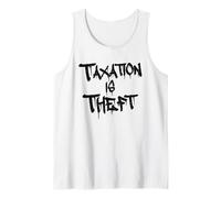 Taxation is Theft Graffiti Style Tank Top
