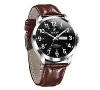 Taxau G8409P Men Watch, Black Face Brown Band-G8409, ROUND, Minimalist