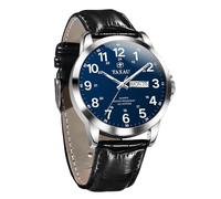 Taxau G8409P Men Watch, Blue Face Black Band-G8409, ROUND, Minimalist