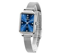 Taxau L8103WB Women Watch, Blue Face silver Band-L8103, ROUND, Fashion watches
