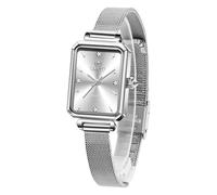 Taxau L8103WB Women Watch, white Face silver Band-L8103, ROUND, Fashion watches