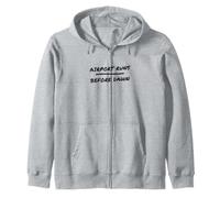 Taxi Driver - Airport Runs Before Dawn - Cab Driver Zip Hoodie