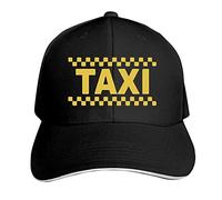 Taxi Driver Cab Hat Baseball Cap Duck Tongue Cap Outdoor Cap Fashion Black