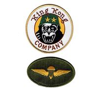 Taxi Driver King Kong Company Travis Bickle M65 Cult Iron on 2pcs Patch 3.0 inch & 4.0 inch