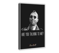 Taxi Driver Poster Travis Bickle Classic Movie Quotes Canvas Poster Wall Art Decor Print Picture Paintings for Living Room Bedroom Decoration 16x24inch(40x60cm)