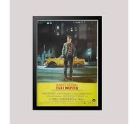 Taxi Driver Robert Deniro Jodi foster Vintage 1970's movie poster Wall Art print (A2 420 x 594mm)
