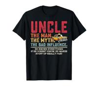 Taxi driver uncle the man the myth uncle father's day bday T-Shirt