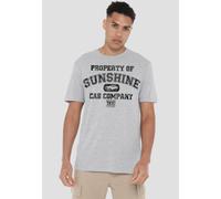 Taxi Property Of Sunshine Cab T Shirt, Athletic Heather Other Grey 4XL
