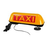 Taxi Roof Sign, Magnetic Car Top Light, Bright Led Panel, 12v Power Supply Ride Share and Hailing Service Use Rideshare Operators Dependable Performance Natural Lights